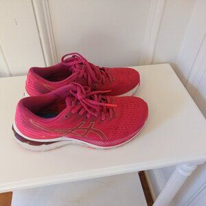 ASICS Women's Gel-Kayano 28 Running Shoes, 6, Fuchsia RED/Pink GLO